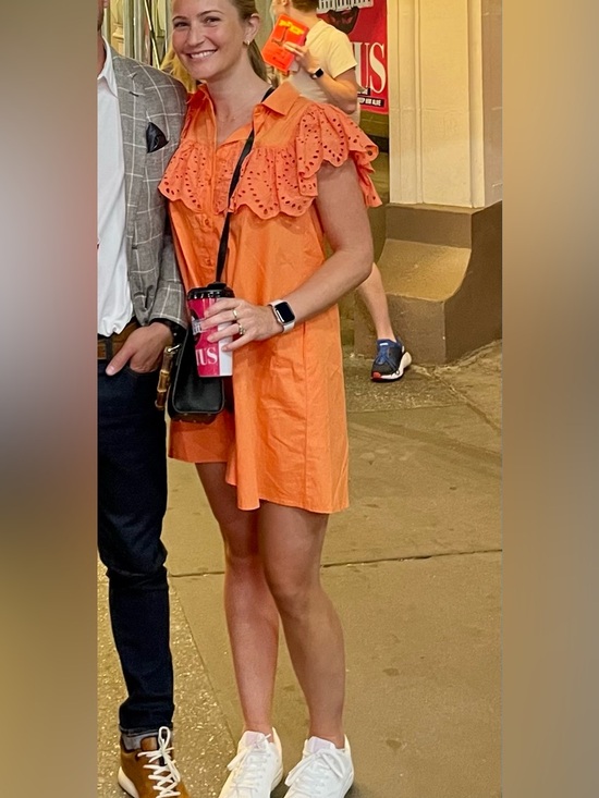 The Shirt by Rochelle Behrens Dresses & Skirts - The Shirt by Rochelle Behrens Bright Orange Shirt